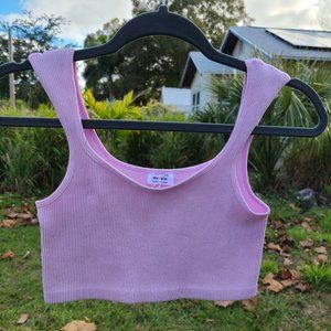 Pink Crop Tanktop